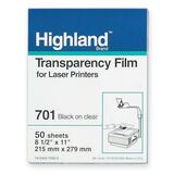 3M 701 Highland Laser Printer Transparencies MMMCG701