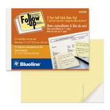 Blueline Follow-Up  Note Pad - Self-adhesive