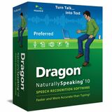 Nuance NaturallySpeaking v.10.0 Preferred Mobile with Recorder Noise-Canceling Headset Microphone - A109AWC3100