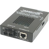 TRANSITION NETWORKS Transition Networks 10/100 Bridging 10/100Base-TX to 100Base-FX Media Converter