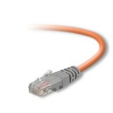 Belkin Cat. 5e Crossover Patch Cable - 1 x RJ-45 - 1 x RJ-45 - 15ft - Orange