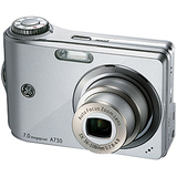 GE A730 Point & Shoot Digital Camera - Red - A730RDSD1GB