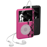 Case Logic ICS-1B-PG Multimedia Player Skin for iPod Classic - Silicone - Pink, Dark Gray