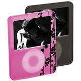 Case Logic INS-1-PG Multimedia Player Skin for iPod Nano - Silicone - Pink, Dark Gray