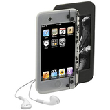 Case Logic ITS-1-CG Multimedia Player Skin for iPod Touch - Silicone - Clear, Dark Gray
