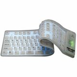 Unotron FlexiTuff Silent Backlit Washable Roll-up Keyboard