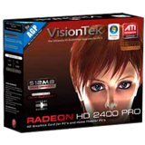 Visiontek Radeon HD 2400 PRO Graphics Card - 900176