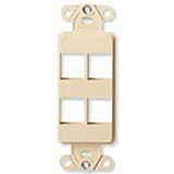 LEVITON Leviton QuickPort 4 Socket Decora Style Insert