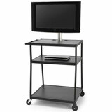 image of Bretford FPBBUL32-M4BK Flat Panel Wide Body Display Stand - 65lb - Up to 42