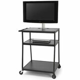 Bretford FPBBUL32-E4BK Flat Panel Wide Body Display Stand