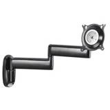 Chief KWD110B Dual Swing Arm Wall Mount - 40 lb - Black