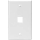 LEVITON Leviton QuickPort 1 Socket Faceplate