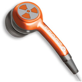 ifrogz Earpollution D33 Stereo Earphone - Connectivity: Wired - Stereo - Ear-bud - Orange