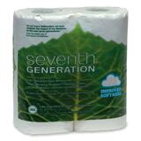 Seventh Generation Unscented Bathroom Tissue - Bathroom Tissue - 2 Ply - 400 sheets/roll - White