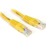 STARTECH.COM StarTech.com 6 ft Cat5e Yellow Molded Crossover RJ45 UTP Cat5e Patch Cable - 6ft Patch Cord