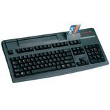 Cherry G81 8040 POS Keyboard  104 Keys  Magnetic Stripe Reader Smart Card Reader  USB  Black