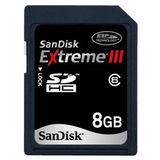 SanDisk 8GB Extreme Secure Digital High Capacity (SDHC) Card - 200x