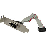 STARTECH.COM StarTech.com 9-pin Serial to 10-pin Header Slot Plate with Low Profile Bracket