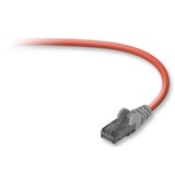 Belkin FastCAT 6 Cable - 1 x RJ-45 - 1 x RJ-45 - 50ft - Red