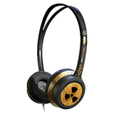 ifrogz Earpollution Toxix Stereo Headphone - Wired Connectivity - Stereo - Over-the-head - Gold