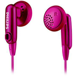 Philips SHE2632 Stereo Earphone - Wired Connectivity - Stereo - Ear-bud - Red
