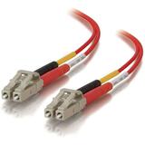 GENERIC 10m LC-LC 50/125 OM2 Duplex Multimode Fiber Optic Cable (Plenum-Rated) - Red