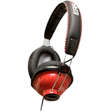ifrogz Earpollution ThrowBax Stereo Headphone - Wired Connectivity - Stereo - Over-the-head - Red