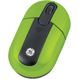 image of GE Wireless Optical Mini Mouse - Optical - USB - Green