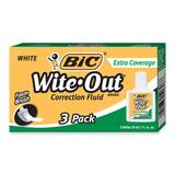 BIC Wite-Out Extra Coverage Correction Fluid - 20mL