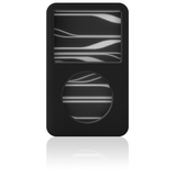 Belkin Laser Etch iPod Case - Silicon - Black, White