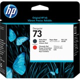 HP No. 73 Matte Black and Chromatic Red Printhead