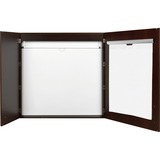 BI-SILQUE VISUAL COMMUNICATION PRODUCTS MasterVision Ebony Conference Cabinet