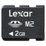 Lexar Media 2GB Memory Stick Micro (M2) Mobile Memory Card - LMSM2GBACNA