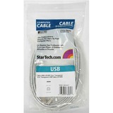 STARTECH.COM StarTech.com 15 ft Transparent USB 2.0 Cable - A to B