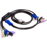 STARTECH.COM StarTech.com 2 Port USB VGA Cable KVM Switch with Audio