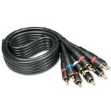 PCT International Channel Master Basic Component Audio Video Cable - ACOMPAV12BK
