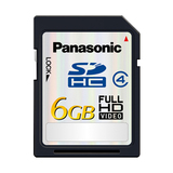 Panasonic 6GB Secure Digital High Capacity (SDHC) Card - Class 4