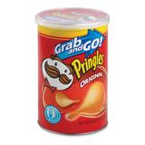 P&G Pringles Grab and Go Potato Crisp - Original - Can - 2.8oz - 12 / Pack