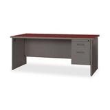 Lorell Durable Single Pedestal Desk - 67177