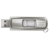 SanDisk 16GB Ultra Cruzur Titanium USB 2.0 Flash Drive