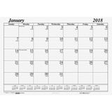 House of Doolittle Economy Desk Pad Calendar Refill HOD126