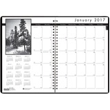 House of Doolittle Black on White Planner - 216202