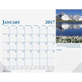 House of Doolittle Earthscapes Compact Desk Pad Calendar HOD0144