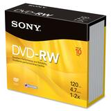 Sony 16x DVD-RW Media - 10DMW47R2
