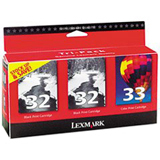 Lexmark Black and Tri-Color Ink Cartridge