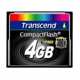 Transcend 4GB CompactFlash Card - 300x - TS4GCF300