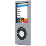 Cygnett CYPDBBG Groove Shield Monotone Multimedia Player Skin for iPod Nano 4G - CYPDBBG