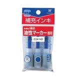 Jiffco Blue Refill Ink For EK-527 and EK-529 Markers - Blue