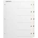 Sparco Quick Index Table Of Contents Divider - 05852