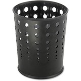 Safco Steel Bubble Wastebasket SAF9740BL
